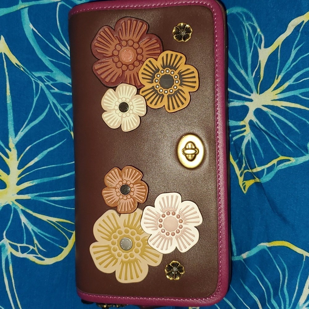 Coach Colorblock Dinky with Tea Roses